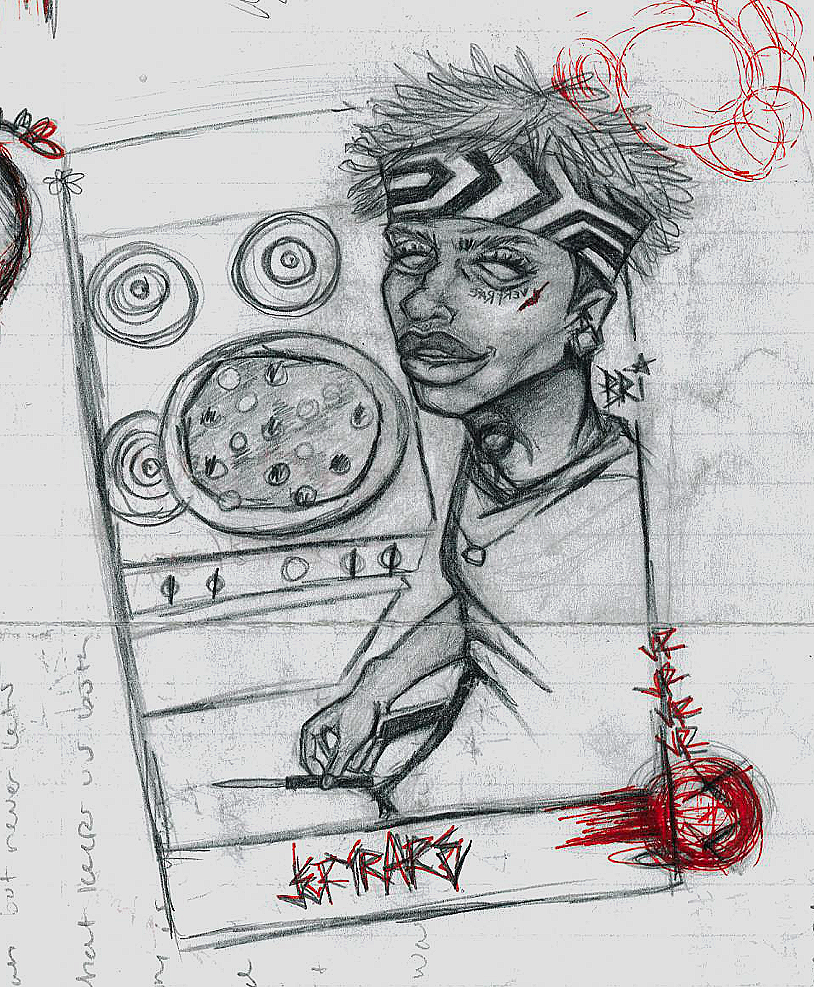 "veryrare ski" - ski mask the slumpgod sticker