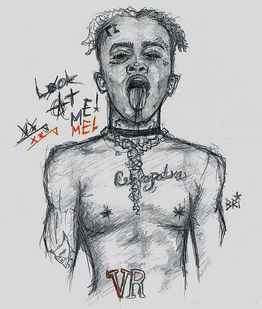 "look at me" xxxtentacion sticker