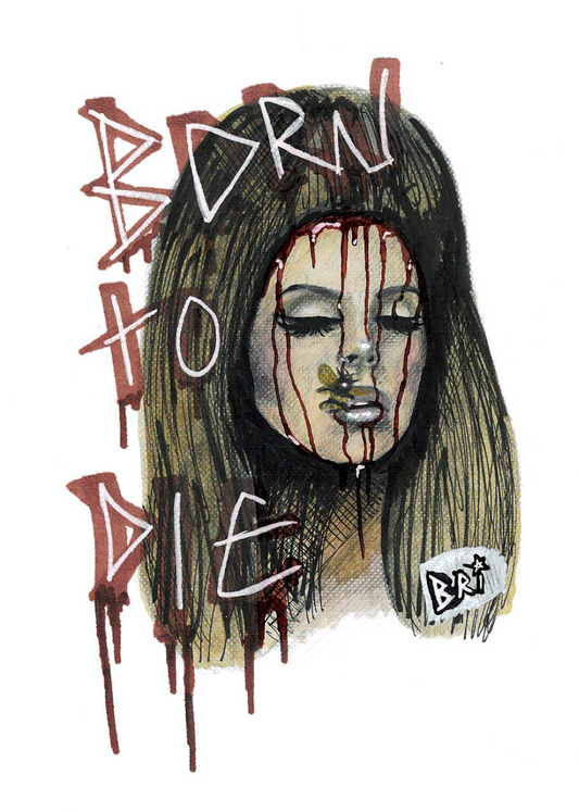 "born to die" Lana Del Rey sticker